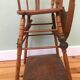 30-year-old high chair in wood turned