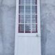 Antique solid wood glass door
