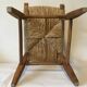 Stool straw Mid century Bull