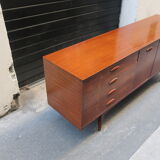 Rosewood and afromosia sideboard