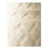 Art Deco pineapple table lamp by Charles Catteau with new Ikat silk shade, 1920s.