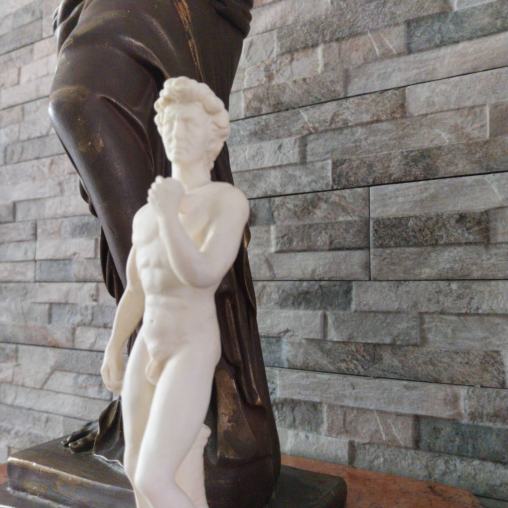 Italian statuette of David by Michelangelo