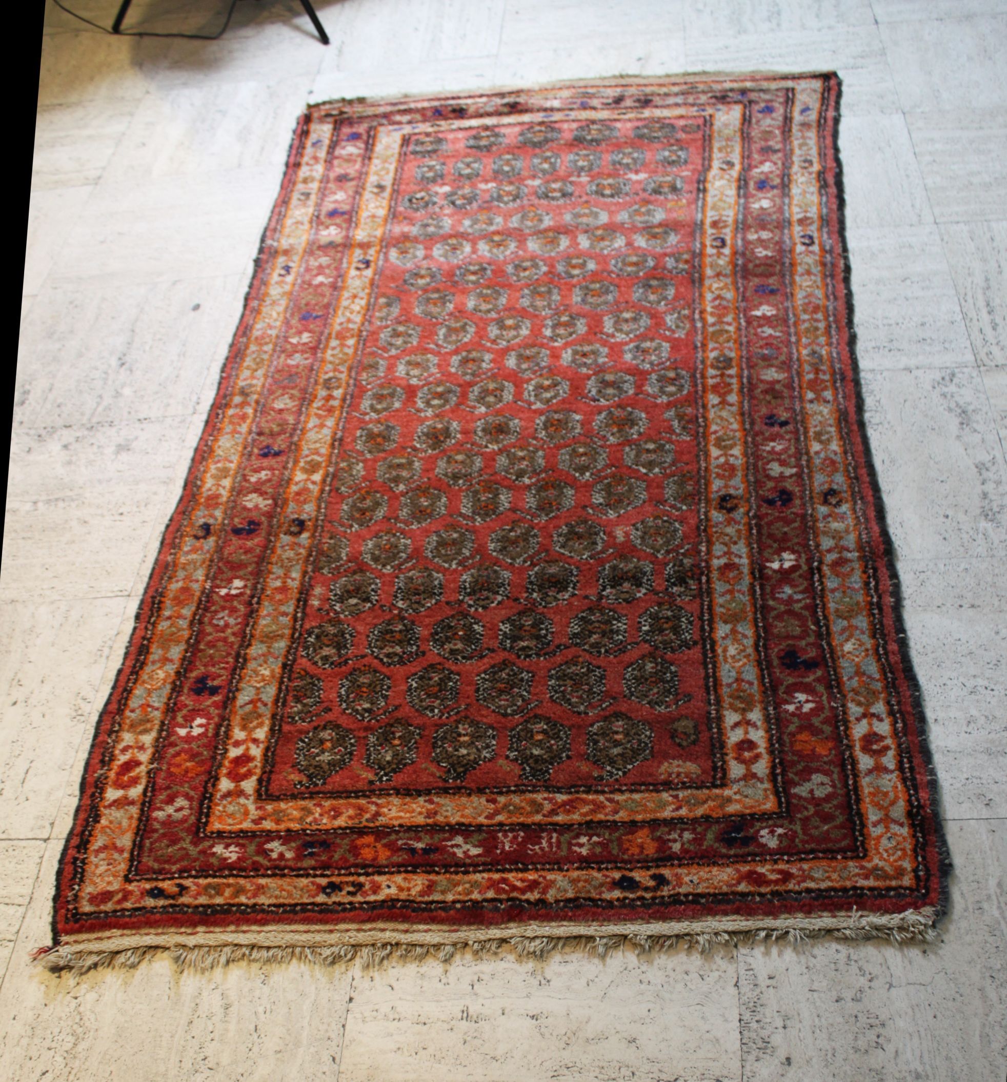 Sarouk Mir Persian rug, handmade. 200x100.