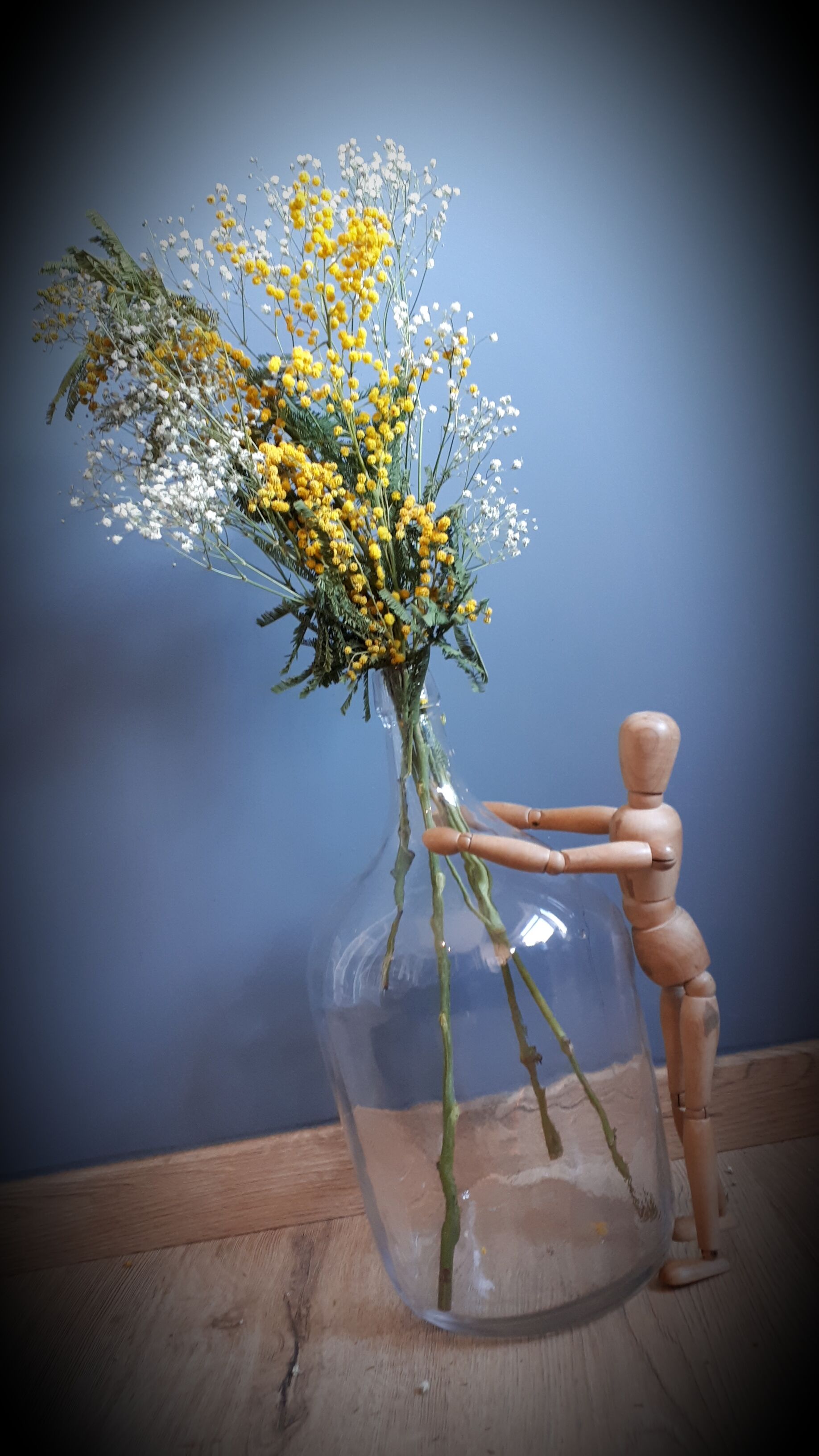 Demijohn 5L transparent straight