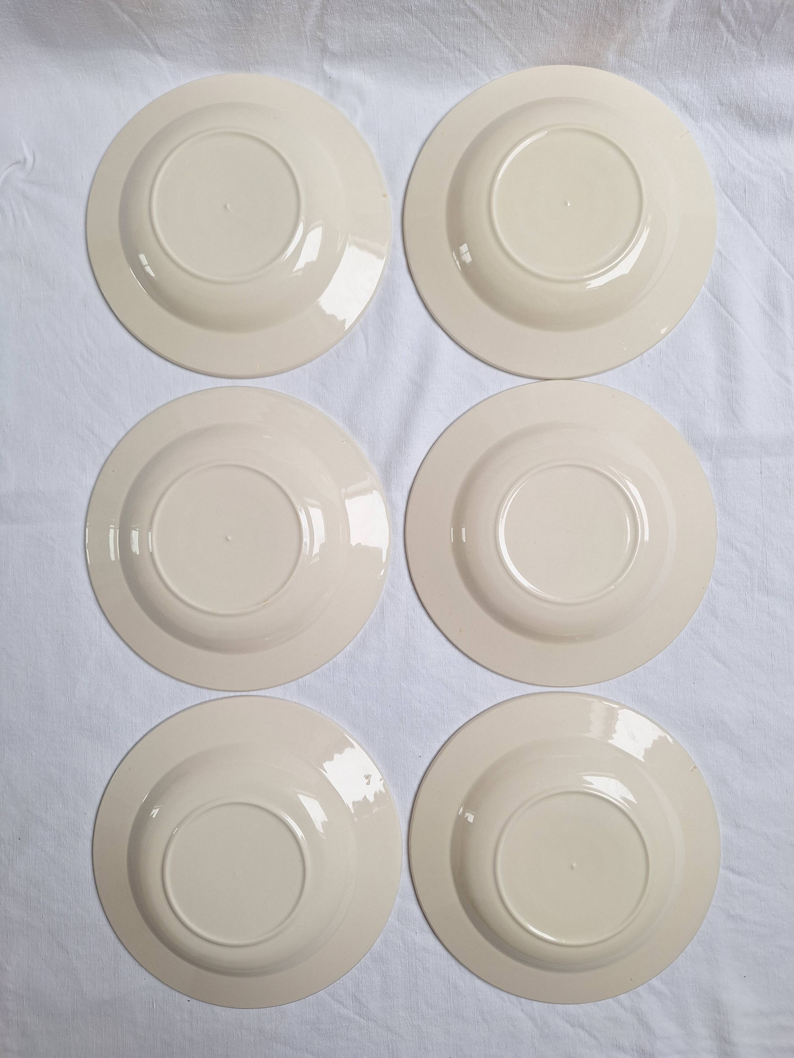 Vintage ADP soup plates