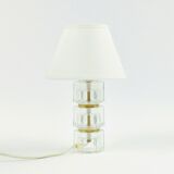Scandinavian Mid Century Glass Bedside Table Lamp by C. Fagerlund, 1960s