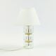 Scandinavian Mid Century Glass Bedside Table Lamp by C. Fagerlund, 1960s