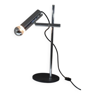 Tubular metal desk lamp 1970
