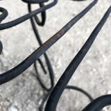 Wrought iron plant holder