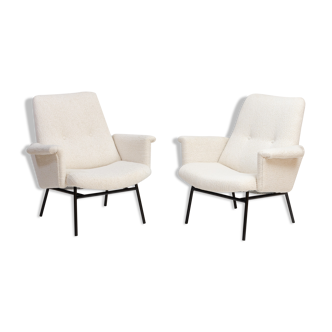 Pair of SK660 armchairs by Pierre Guariche for Steiner - 1953, France
