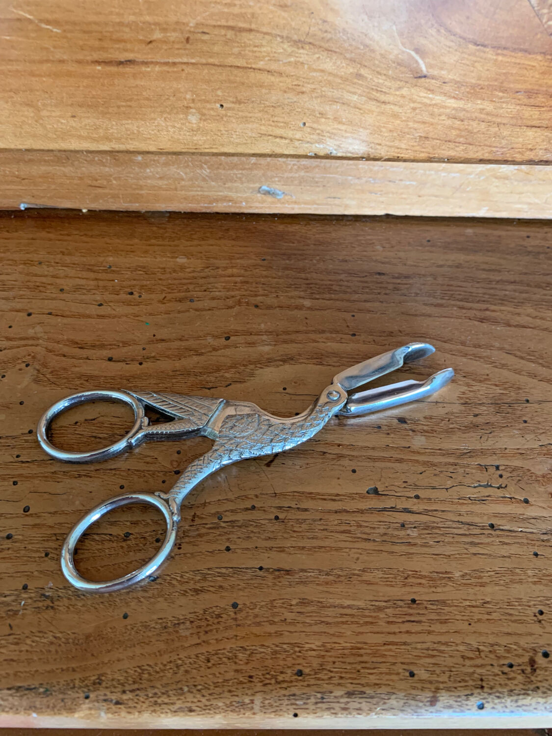 Ciseaux pince à sucre pélican / cigogne  vintage