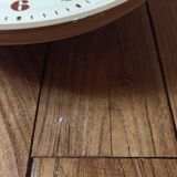 Clock in the shape of a round plate Junghans