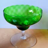 Green Empoli glass cup