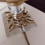 Art deco night light lamp