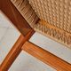 Large teak and rope bench by Niels O. Møller, Denmark, 1960s.