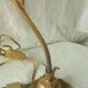 Bronze bedside table lamp 20th empire style