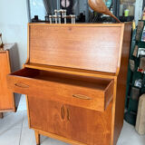 Vintage Jentique teak secretary desk