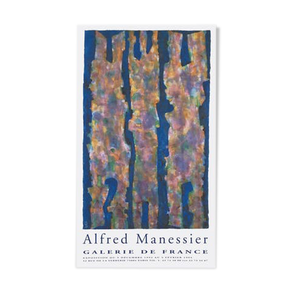 Affiche Alfred Manessier 1994