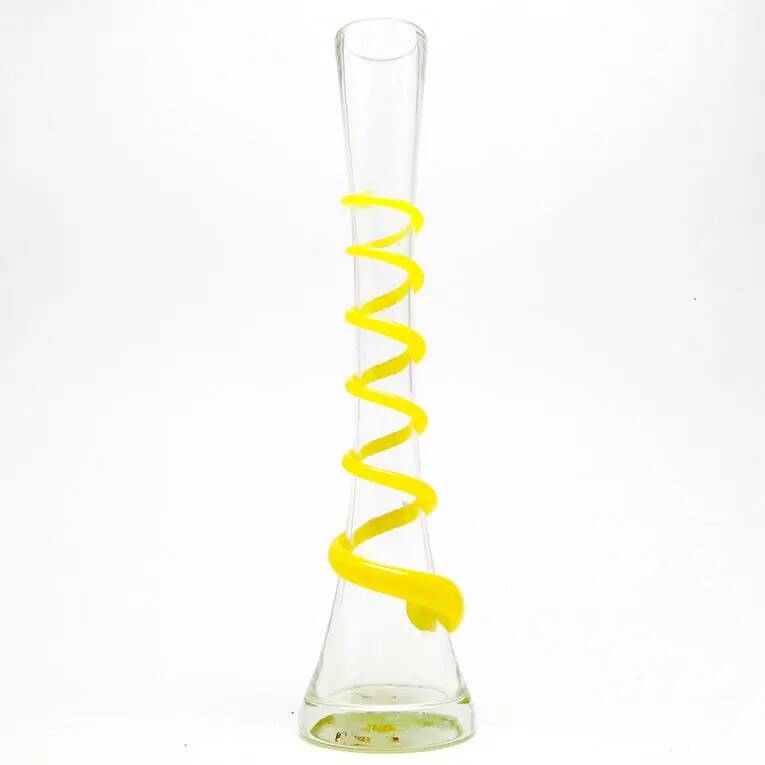 Postmodern vase, glass, Czechoslovakia, 1970s