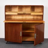 Meuble Secrétaire Art Déco Mid-Century en Acajou par Jindrich Halabala pour Up Závody, 1930s