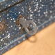 Box safe steel blue 1960