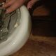 Wall light, white opal ceiling light