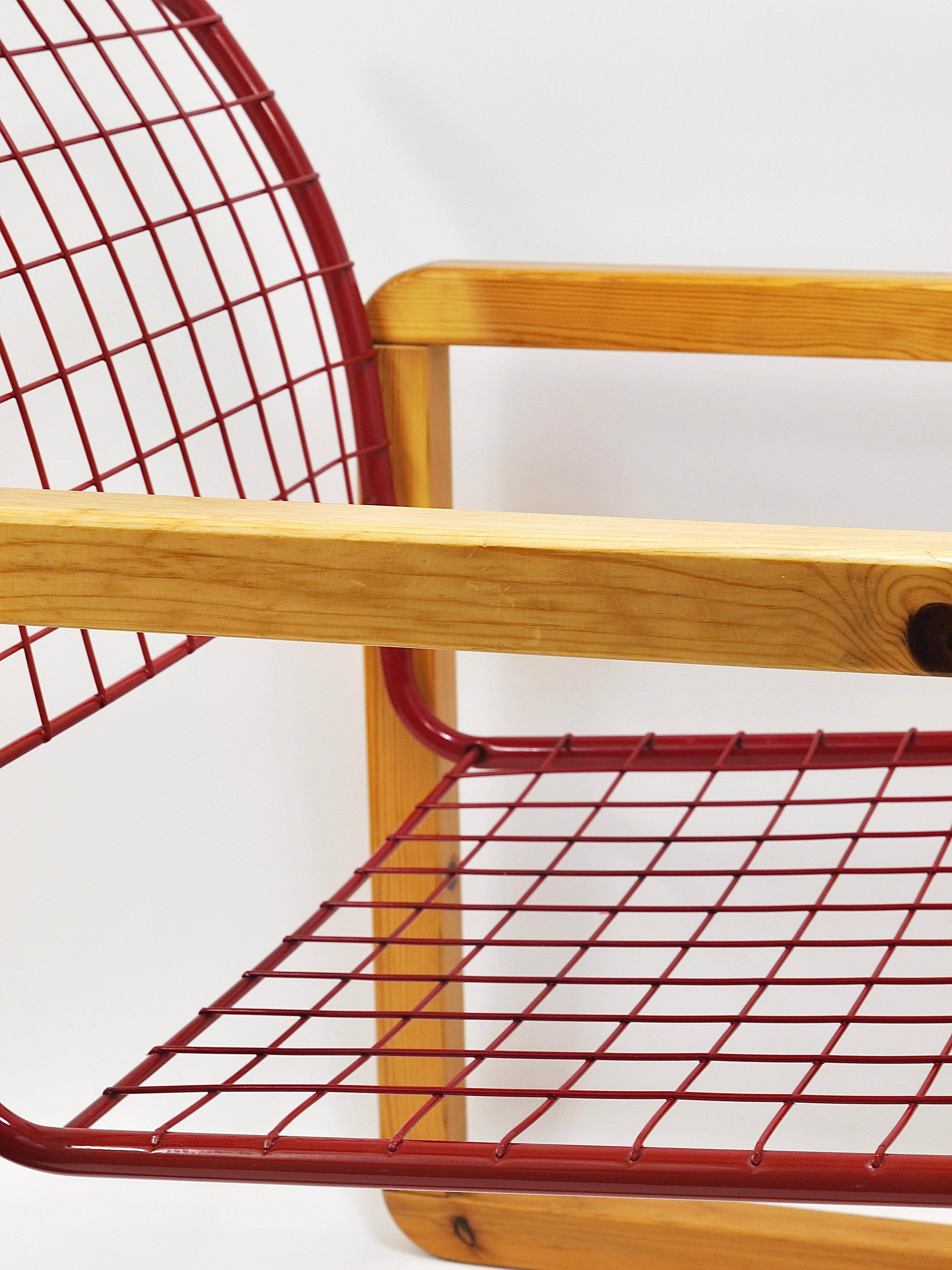 Postmodern Wire Lounge Chair Sälen, Knut & Marianne Hagberg, Ikea, 1982