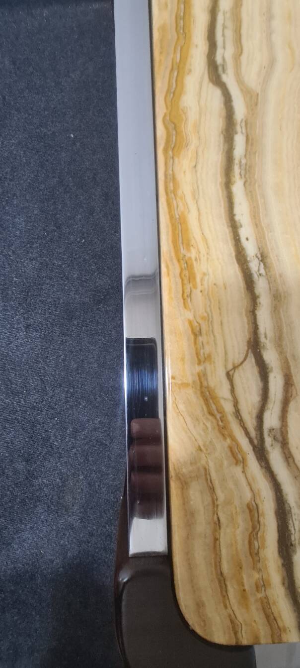 Vintage stone side table