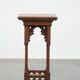 Elegant antique oak side table in Gothic style from the mid-19th century