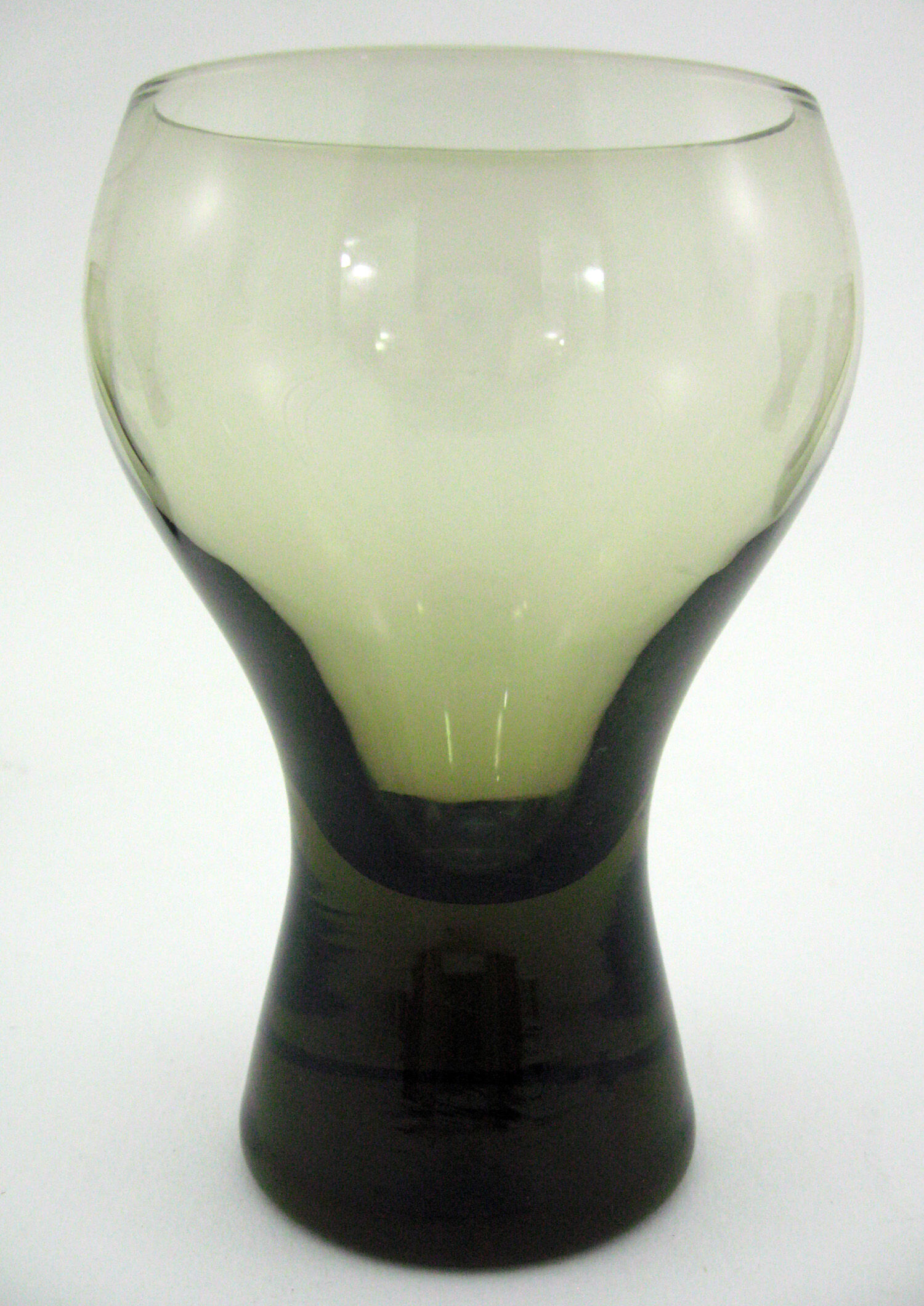 5 cocktail glasses in brown smoked glass - Luminarc verrerie d'Arques France - vintage 70s