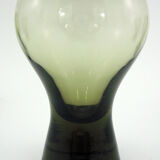 5 cocktail glasses in brown smoked glass - Luminarc verrerie d'Arques France - vintage 70s