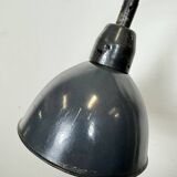 Dark Grey Industrial Scissor Wall Lamp from Elektroinstala, 1960s