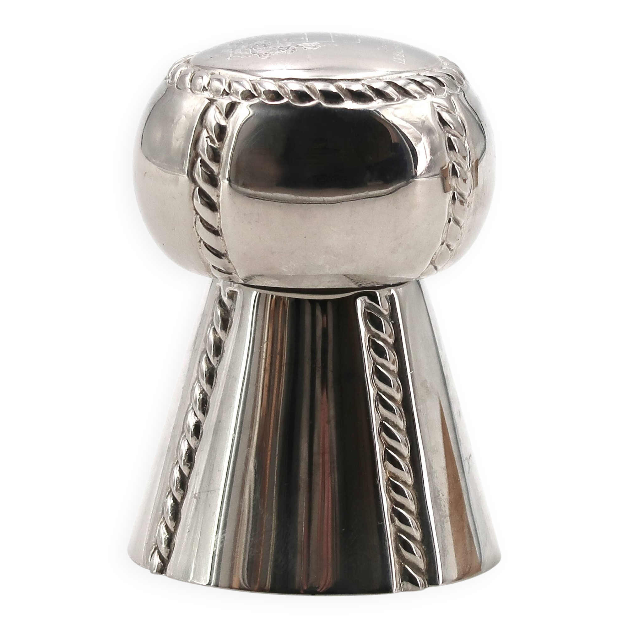 Reusable champagne bottle stopper Lebrun de Neuville in metal