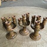 Trio of candlesticks