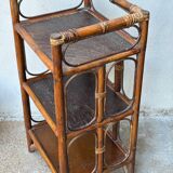 Rattan shelf
