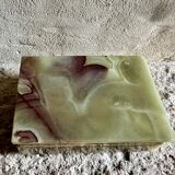 Ashtray, onyx box from the 1960s, vintage Italy.