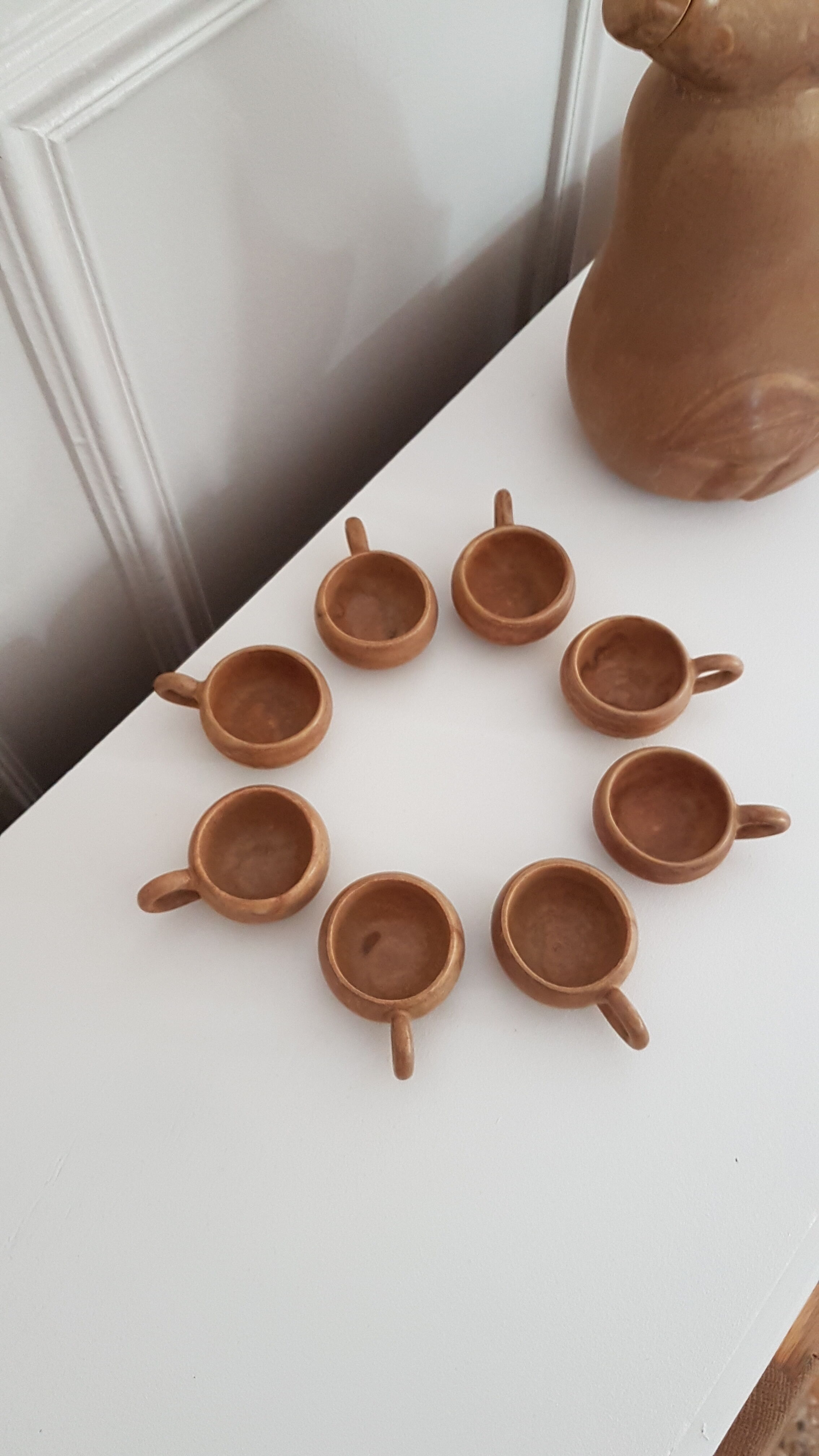 Stoneware liqueur service