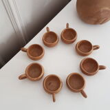 Stoneware liqueur service