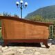 Small Meridian in solid mahogany from the 19th century Restoration period