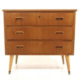 Scandinavian teak chest of drawers, Sweden, 1950