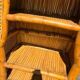 Étagère en bambou exotique – Style tropical / tiki – Très décorative