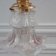 Suspension lampe tulipe ancienne début XXème
