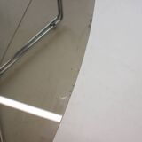 Midcentury Chrome and Glass Dining Table, Italy, 1970s