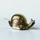Vintage Italian snail butter dish, silver-plated, 1970s
