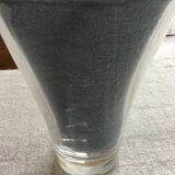 Vase en verre épais