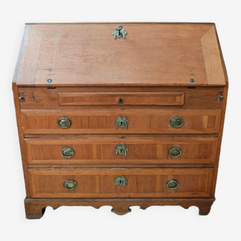 Commode scribane en chêne