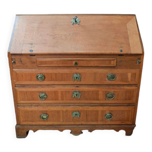 commode scribane en chêne