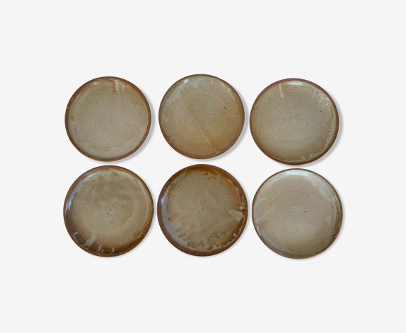 Assiettes en grès