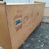 Sideboard with fin sides / compass feet from the 50s/60s