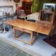 Table d’extensible en bois d’orme du début du 19ème